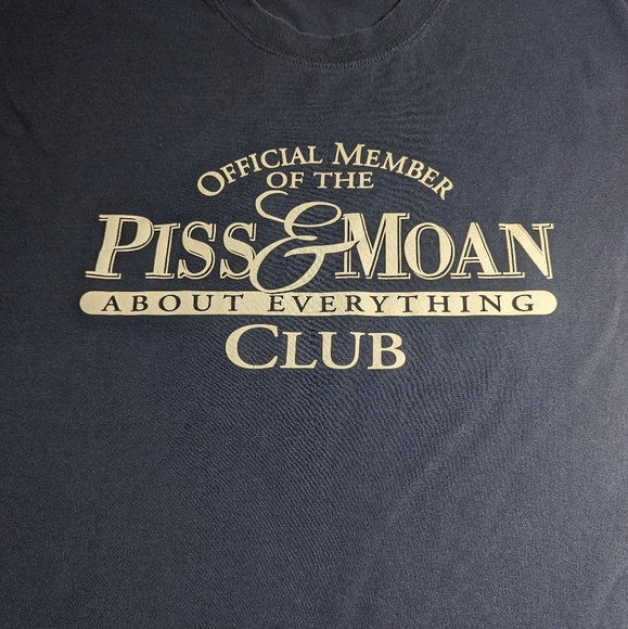 Gildan L Blue Graphic T-shirt - Picture 2 of 5